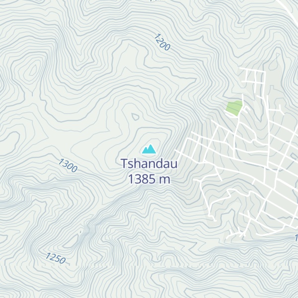 Map of Tshandau