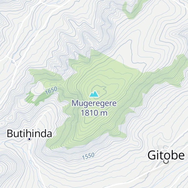 Map of Mugeregere