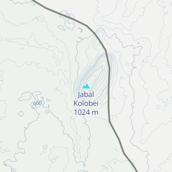 Map of Jabal Kolobei
