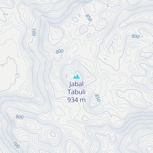 Map of Jabal Tabuli