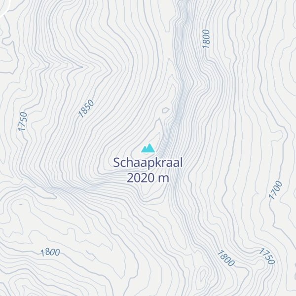 Map of Schaapkraal