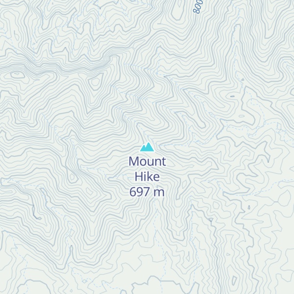 Map of Mount Hike