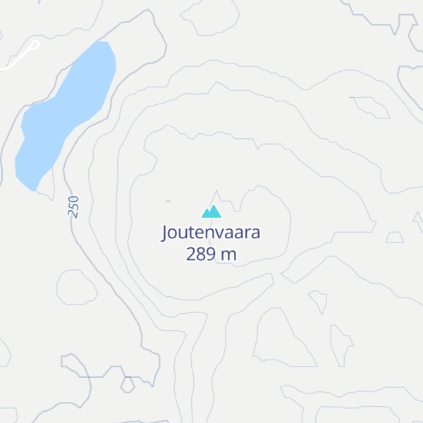 Map of Joutenvaara
