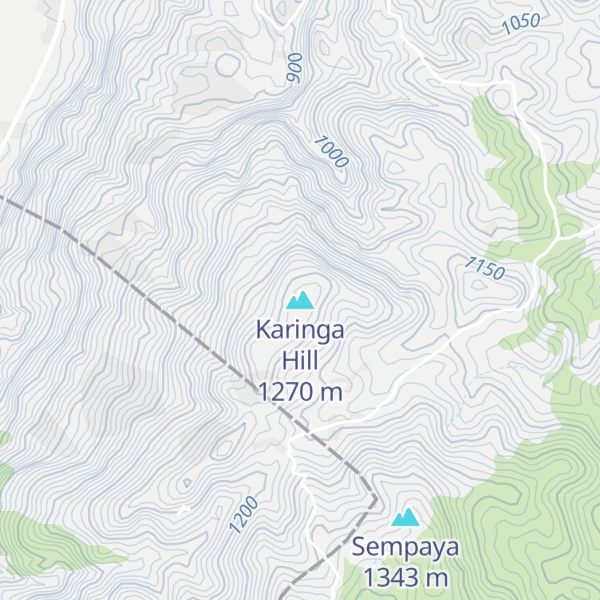Map of Karinga Hill
