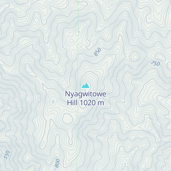 Map of Nyagwitowe Hill