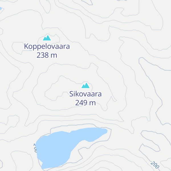 Map of Sikovaara