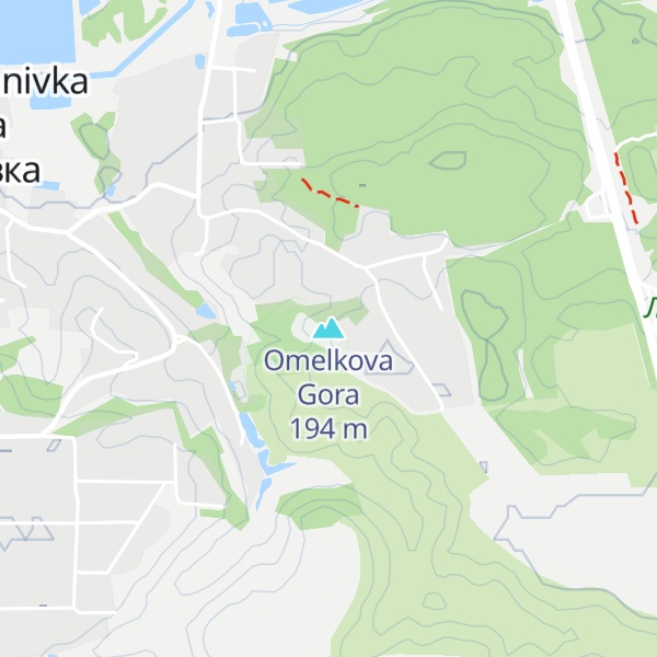 Map of Omelkova Gora
