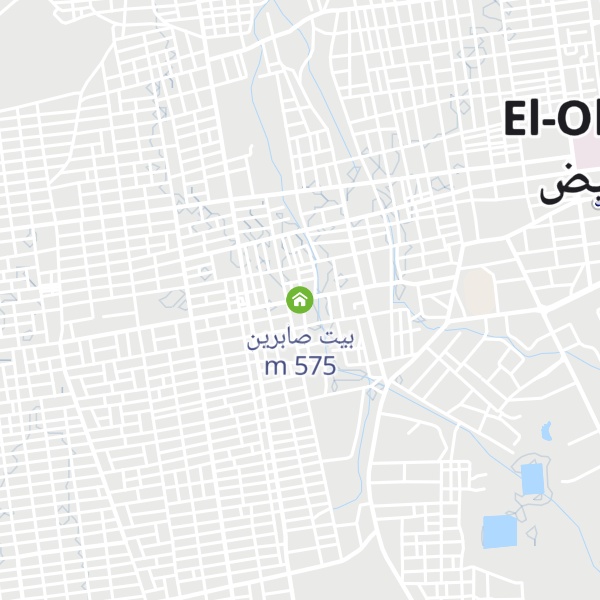 Map of بيت صابرين
