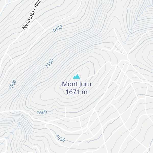 Map of Mont Juru
