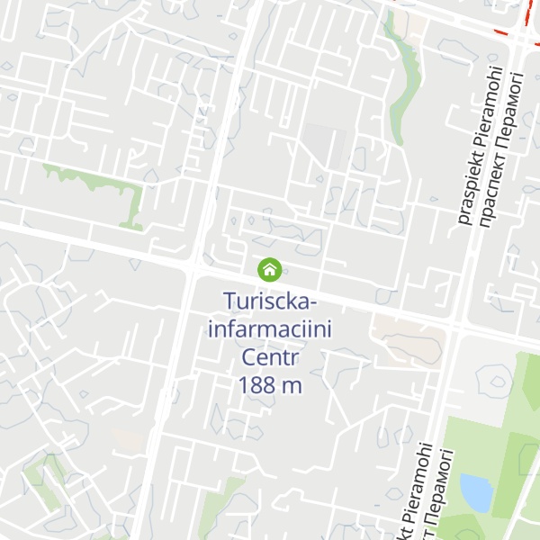 Map of Turiscka-infarmaciini Centr
