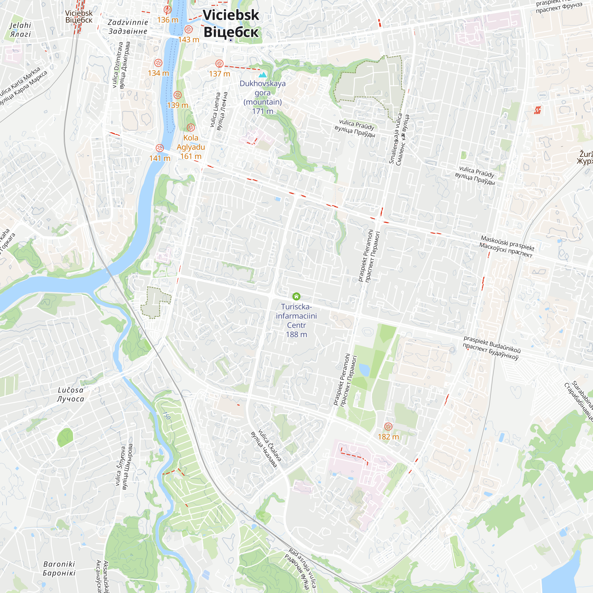 Turiscka-infarmaciini Centr map