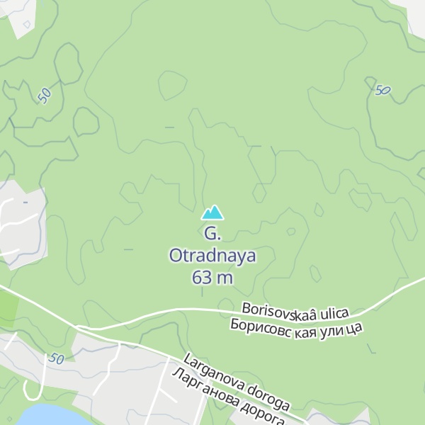 Map of G. Otradnaya