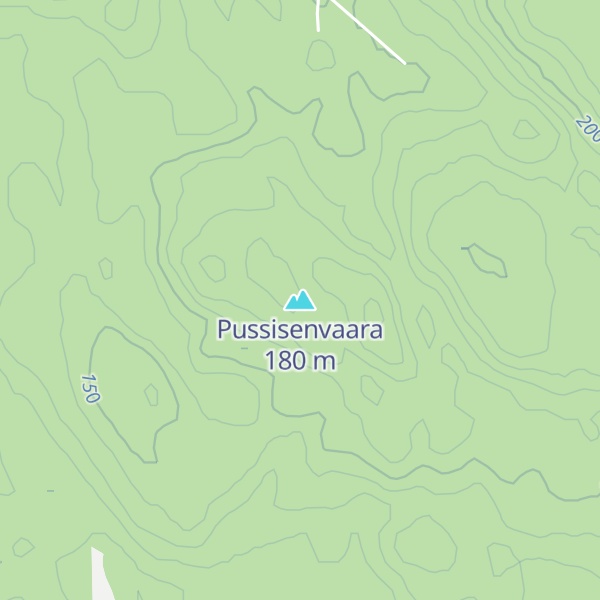 Map of Pussisenvaara