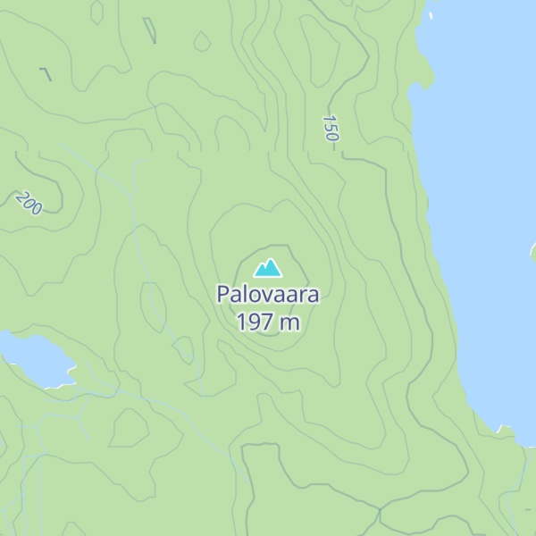 Map of Palovaara