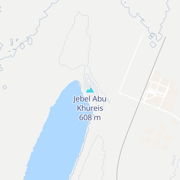 Map of Jebel Abu Khureis
