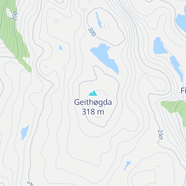Map of Geithøgda