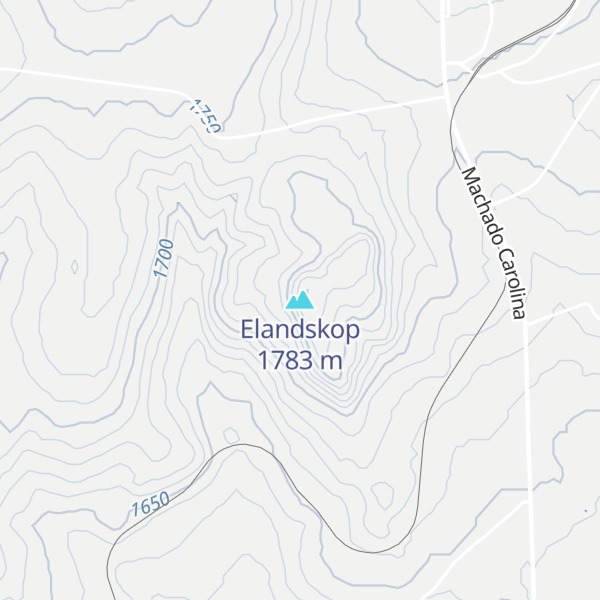 Map of Elandskop