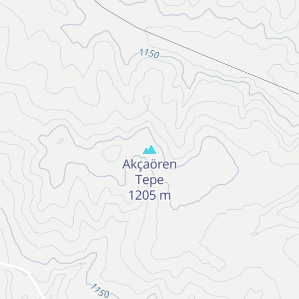Map of Akçaören Tepe