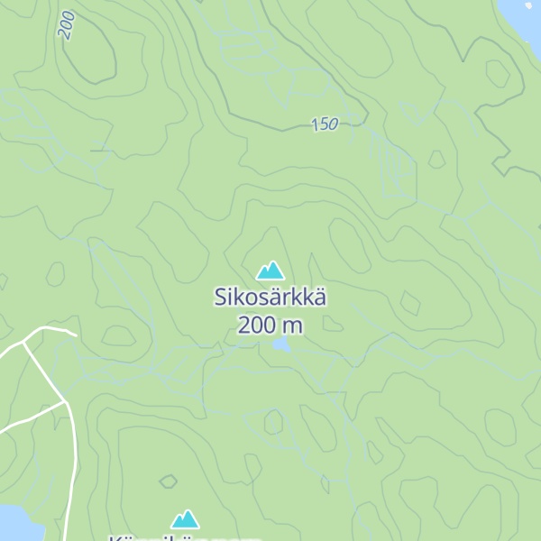 Map of Sikosärkkä