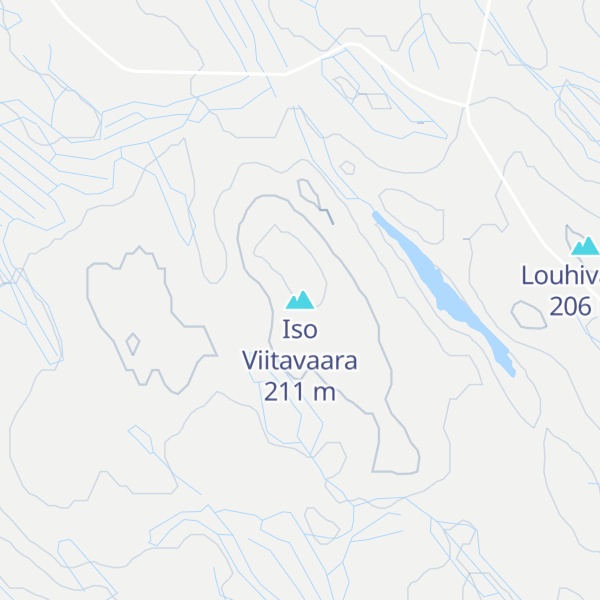 Map of Iso Viitavaara