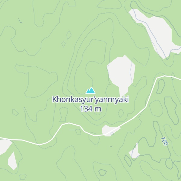 Map of Khonkasyur’yanmyaki