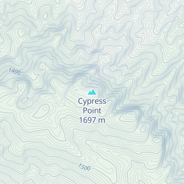 Map of Cypress Point