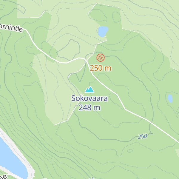 Map of Sokovaara