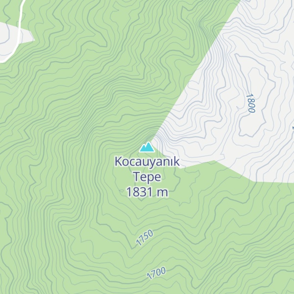 Map of Kocauyanık Tepe