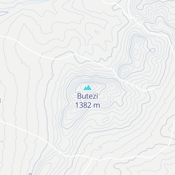 Map of Butezi
