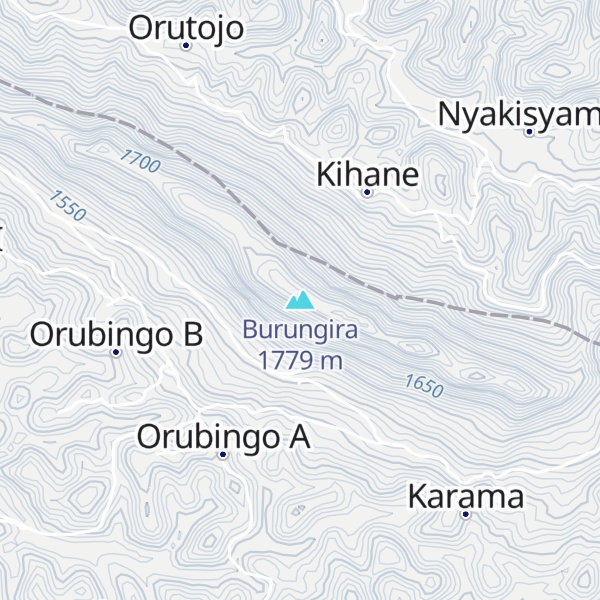 Map of Burungira
