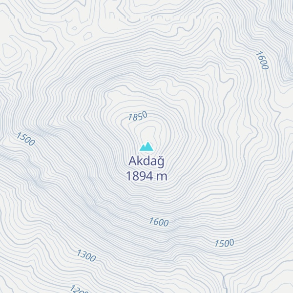 Map of Akdağ
