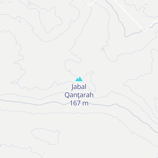 Map of Jabal Qanţarah