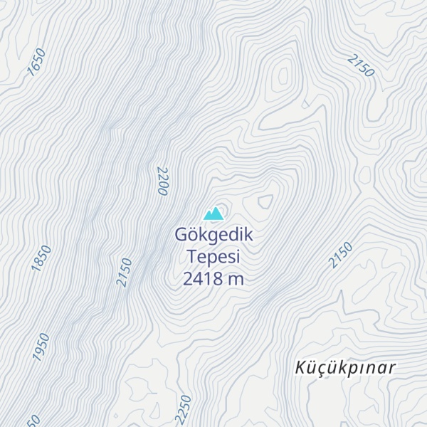 Map of Gökgedik Tepesi