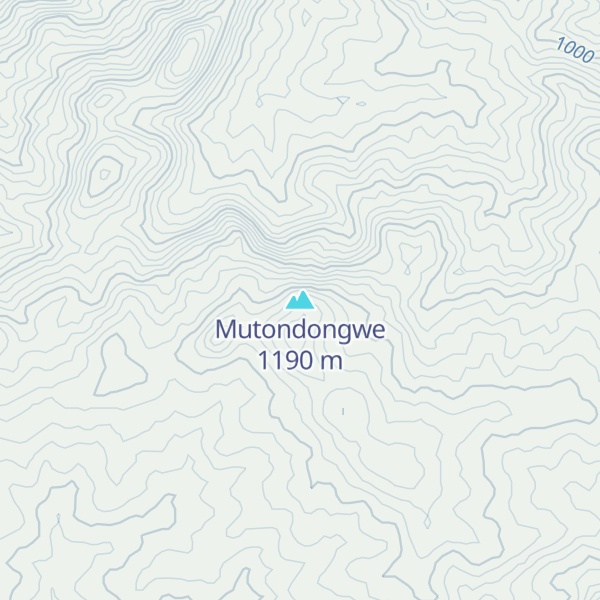 Map of Mutondongwe