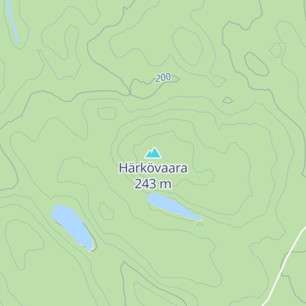 Map of Härkövaara