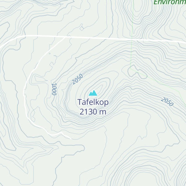 Map of Tafelkop