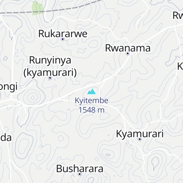 Map of Kyitembe