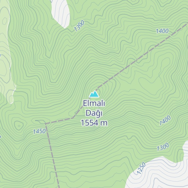 Map of Elmalı Dağı