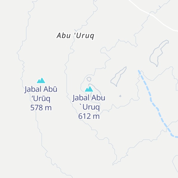 Map of Jabal Abu `Uruq