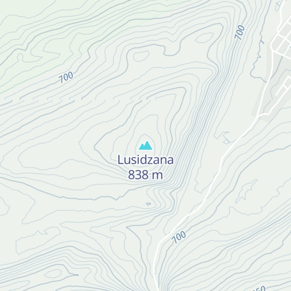 Map of Lusidzana