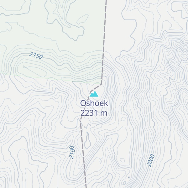 Map of Oshoek