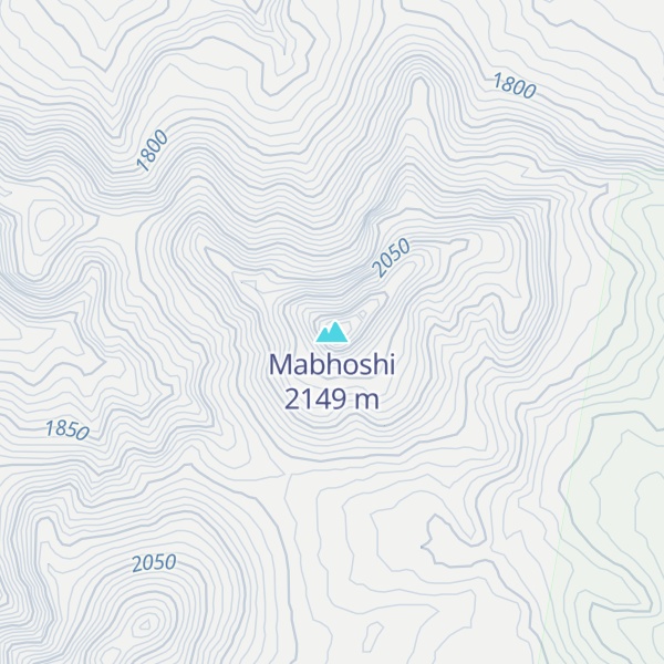 Map of Mabhoshi