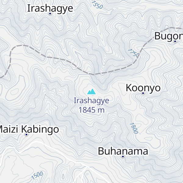 Map of Irashagye
