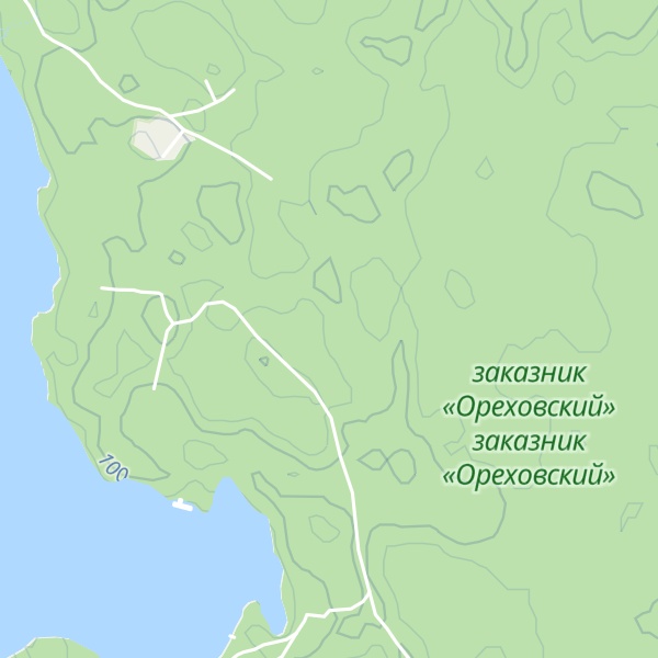 Map of Priozernaya