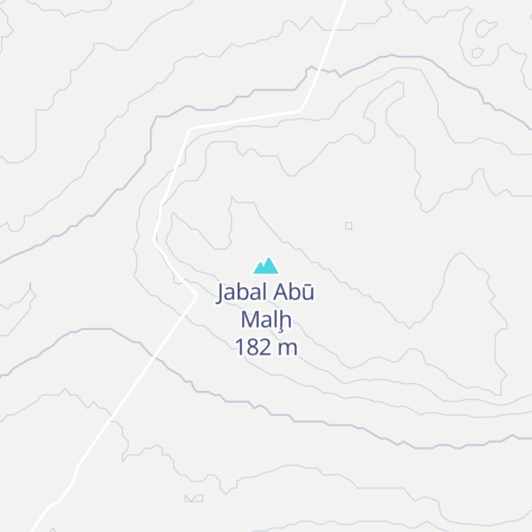 Map of Jabal Abū Malḩ