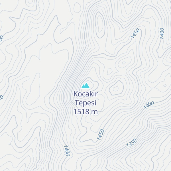 Map of Kocakır Tepesi