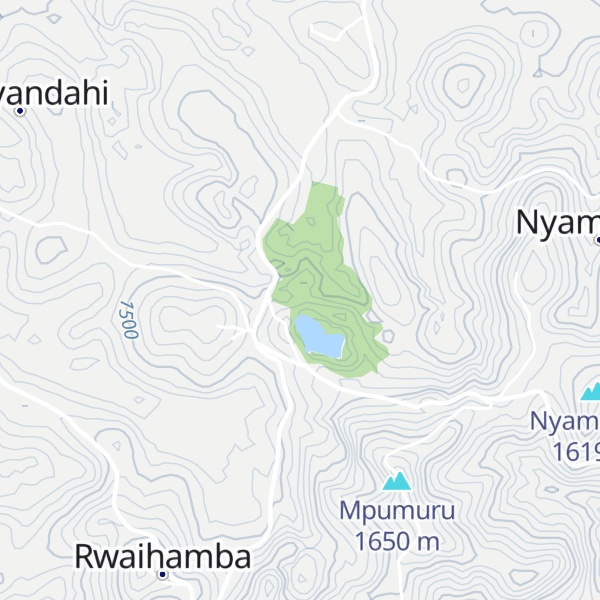 Map of Lake Nkuruba Nature Reserve & Community Campsite