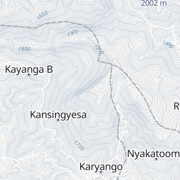 Map of Kaiirere