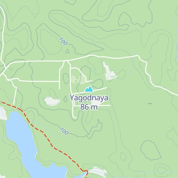 Map of Yagodnaya