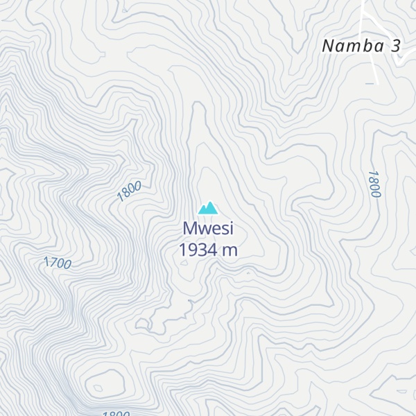 Map of Mwesi